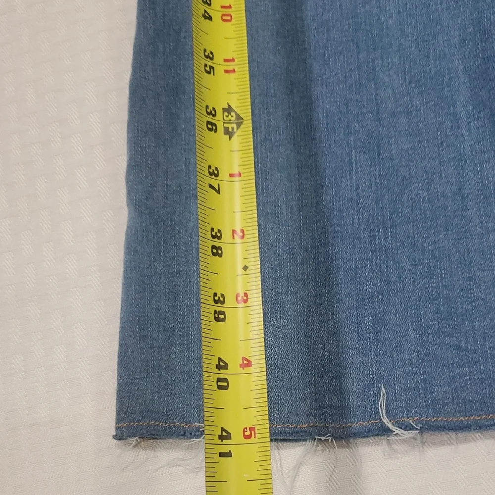 Hollester Denim Patchwork Retro Hippie Flare Jeans Sz 27 - Picture 4 of 14